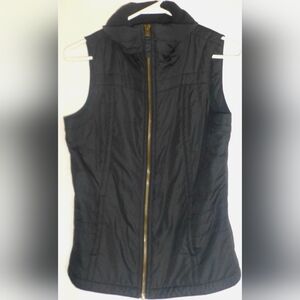 Women's XS Vest Columbia Black Fleece Lined Sleeveless High Neck REI Hiking Rab